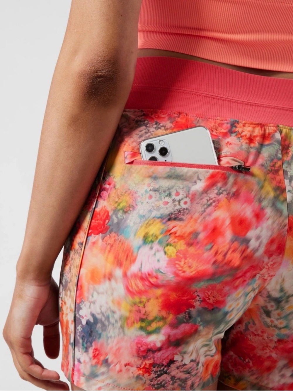 Athleta Brooklyn Floral Printed Shorts - Picture 4 of 9